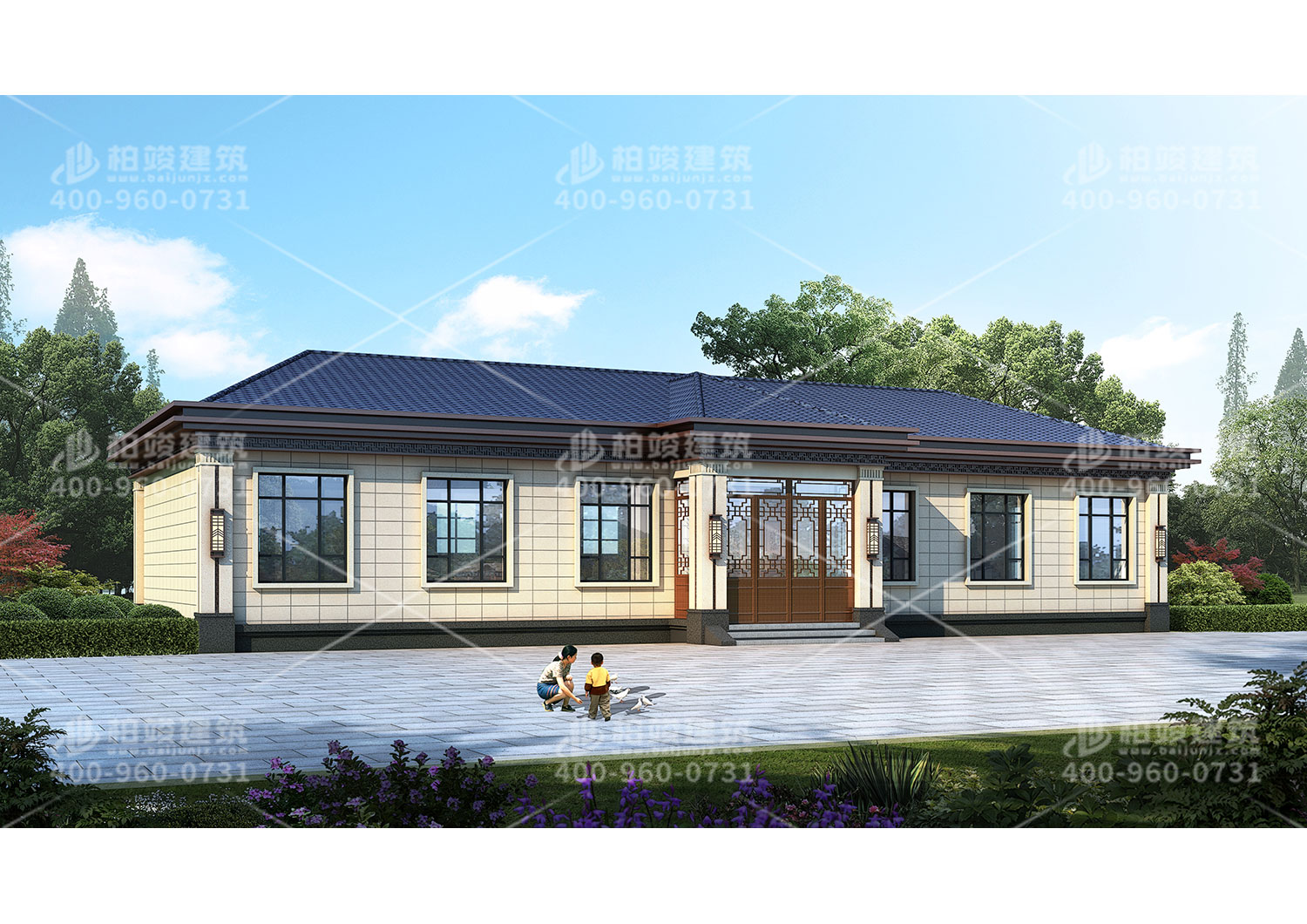 农村自建四合院设计，大气经典全村都想建一套。