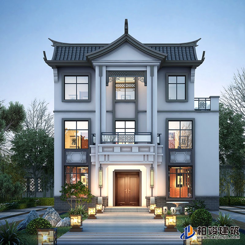 开间12米别墅设计图，120来万就能建成，快来看看吧